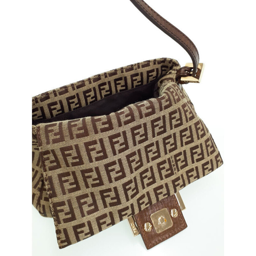 Fendi Zucchino Shoulder Mamma Bag Semi Bucket - Picture 4 of 9